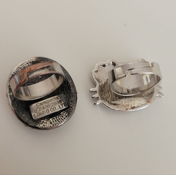 Y2K Hello Kitty Adjustable Rings - Picture 2 of 2